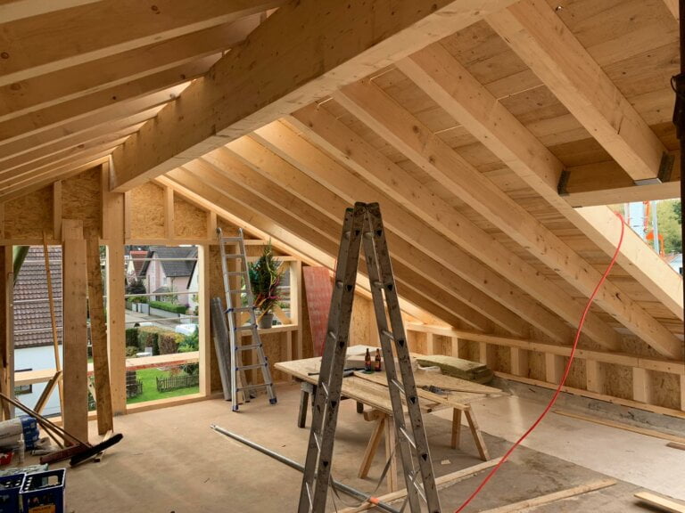 Innenausbau vom Dachausbau Einfamilienhaus in München (Bayern)