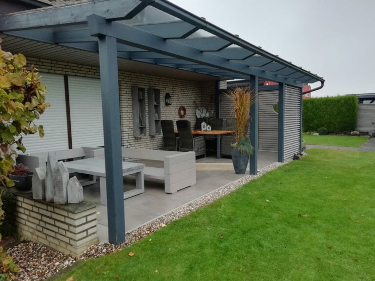 Neubau Terrassenüberdachung mit Umbau Einfamilienhaus in Borken (NRW)