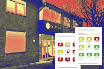 Wärmebild mit Sanierungsfahrplan vorher nachher Wärmebild mit Sanierungsfahrplan vorher nachher