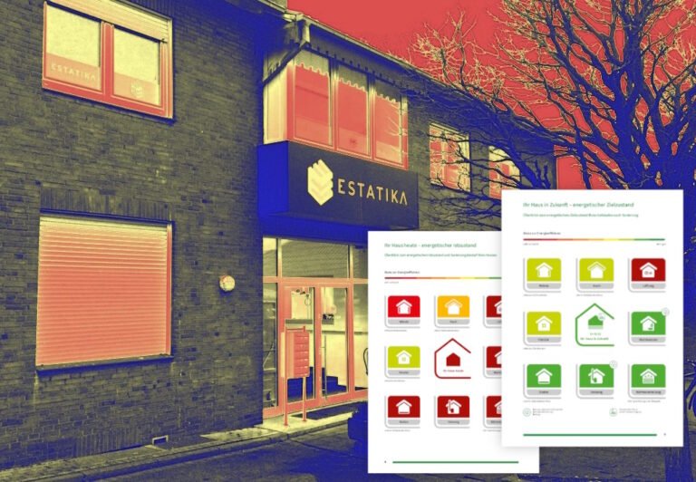 Wärmebild mit Sanierungsfahrplan vorher nachher