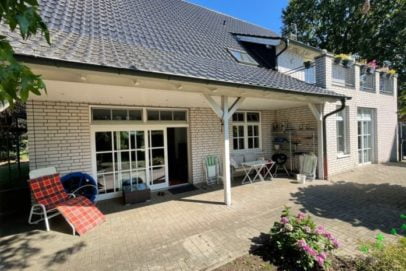 Gartenansicht vom Sanierungsfahrplan eines Einfamlienhauses in Saerbeck (NRW) Gartenansicht vom Sanierungsfahrplan eines Einfamlienhauses in Saerbeck (NRW)