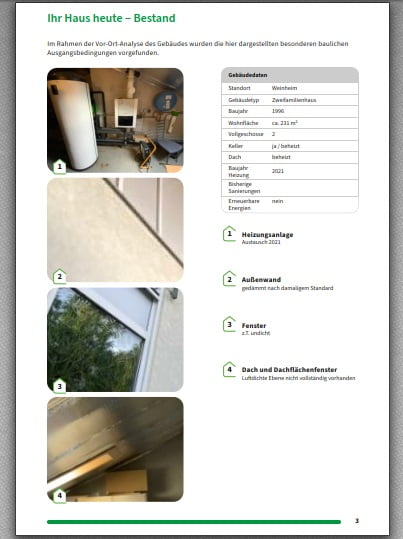 Maßnahmen vom Sanierungsfahrplan für Zweifamilienhaus in Weinheim (Baden-Württemberg) Maßnahmen vom Sanierungsfahrplan für Zweifamilienhaus in Weinheim (Baden-Württemberg)