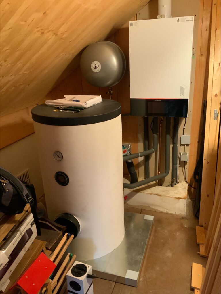 Sanierungsfahrplan von einem Einfamilienhaus in Steinenbronn (Baden-Württemberg) – Heizung des Gebäudes